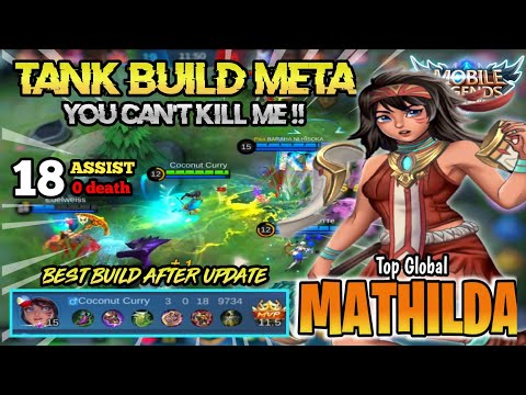 Supreme No.1 | Mathilda Best Build 2021 | Top 1 Global Mathilda Gameplay | Mobile Legends✓