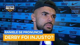 Raniele analisa derrota do Corinthians em jogo contra o Palmeiras: 'futebol não premia'