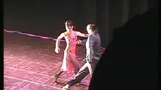 Gustavo Rosas.Argentina.Milonga Orillera con Paula Rubin Teatro en Belgica.Julio 2004.Tango