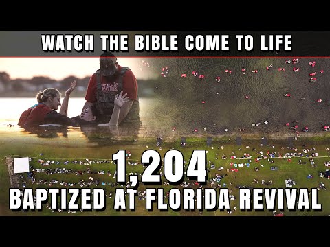 Over 1,204 Baptized at Florida Revival | Watch the Bible Come to Life