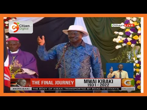 Raila Odinga: Mwai Kibaki was a transformative leader, and a team player.