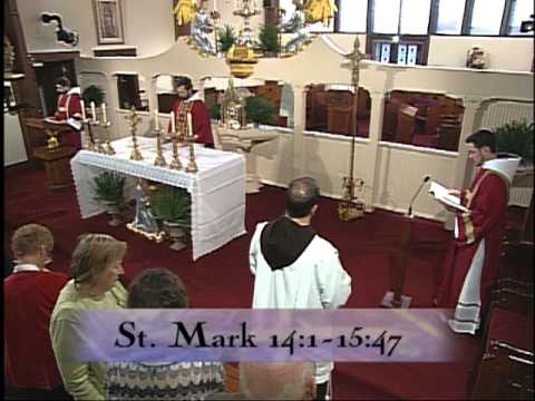 Homilia 2012-04-01 - el P Mark Mary MFVA - Domingo de Ramos