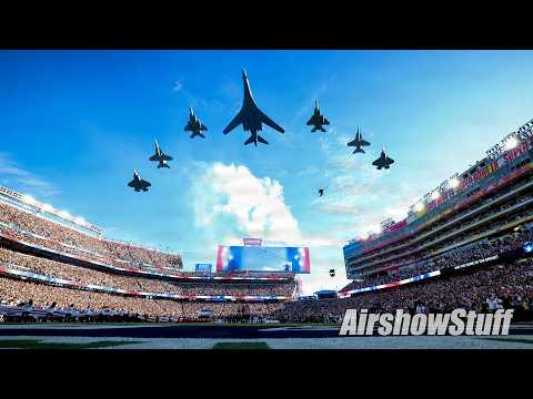 Spectacular 2026 Super Bowl LX Flyovers! + Bonus Footage - Santa Clara, CA