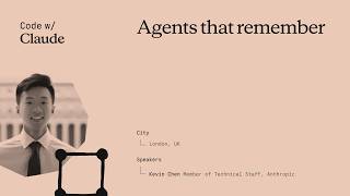 Agents that remember