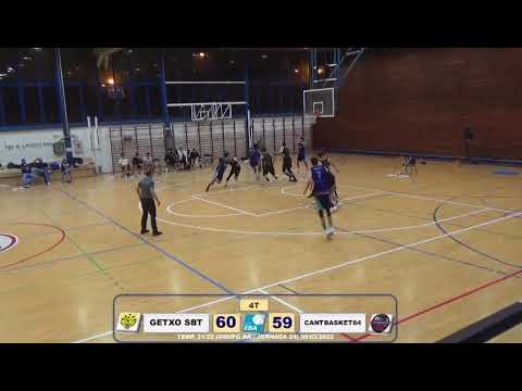 🏀  Canasta sobre la bocina de Kessly Felizor que da el triunfo a Cantbasket en Getxo (60-61)
