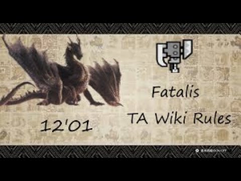 MHW: IB [PC] - Fatalis Switch Axe Solo - 12'01 TA Wiki Rules
