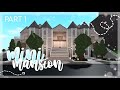 Bloxburg Colonial Mini Mansion Castle Speedbuild Part 1 Dancemika