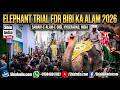 Elephant Trial Walk 2026 Full Video Sawari E Bibi Ka Alam From Bibi Ka Alawa Hyderabad India
