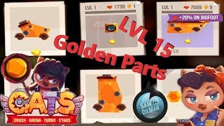 Level 15 and Golden Parts in C.A.T.S crash arena turbo stars