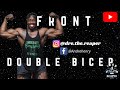 BASIC FRONT DOUBLE BICEP POSING