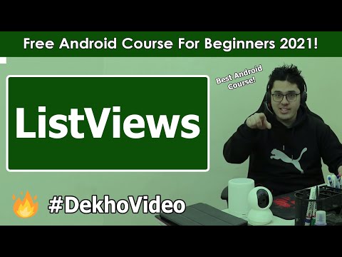 Android ListViews Array Adapters | Android Tutorials in Hindi 13