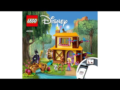 Lego Disney 43188 | Aurora's Forest Cottage | Instructions
