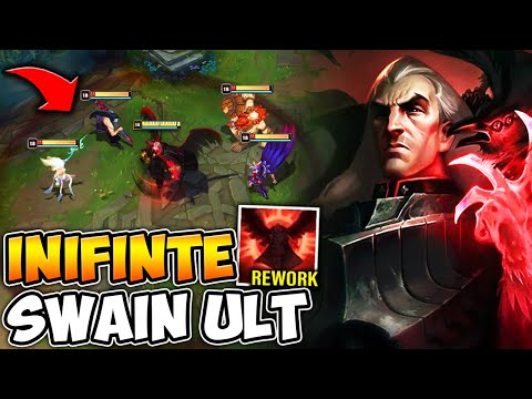 NEW SWAIN REWORK GIVES HIM A PERMANENT ULTI?! (THIS IS NOT FAIR) - League of Legends
