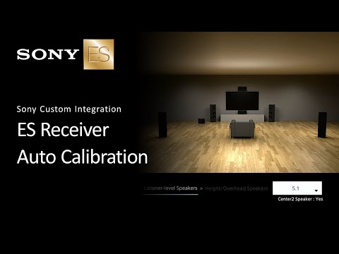 Sony ES Receiver Auto Calibration Walkthrough