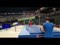 De oefening van Epke Zonderland bij het NK Turnen in Ahoy