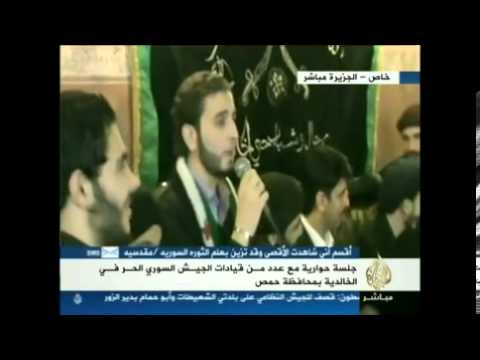 بث مباشر لسهرة ثورية في حي الخالدية في مدينة حمص