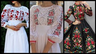 Ideias de design de vestidos maxi e skatistas bordados elegantes para mulheres 2k21