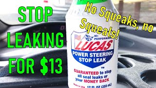 How to stop your POWER STEERING from leaking using Lucas Power Steering Stop Leak!