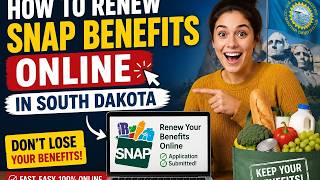 How to renew SNAP benefits online in South Dakota