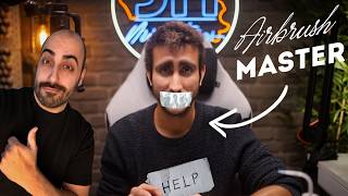 I kidnapped an AIRBRUSH MASTER for a day to teach me!