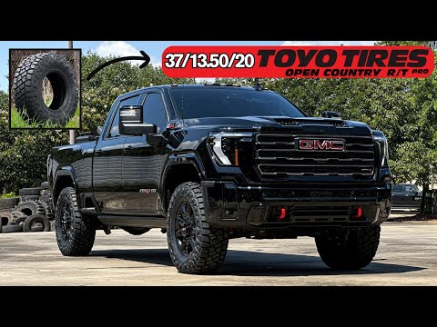37" TIRES with ONLY a LEVELING KIT?? 2025 GMC 2500 AT4 leveled on 37/13.50/20 Toyo RT PRO tires