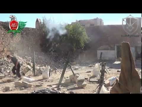 استهداف كتيبة أسود الله بقذائف الهاون بناء تتمركز به قوات النظام في العباسيين في مدينة دمشق ضمن معركة "فتح العاصمة"