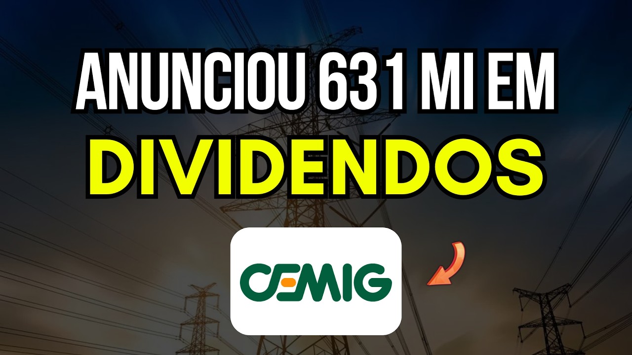Novo Dividendo na Cemig (cmig4) Serão cada vez menores os Dividendos/JCP ?