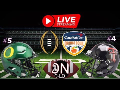 🔴Texas Tech Red Raiders vs Oregon Ducks CFP Orange Bowl. NCAA Football. Live Play by PLay Livestream