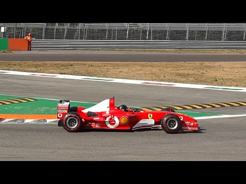 Ferrari F2003GA Pure Sound in the Temple of Speed - F1 V10 in Monza
