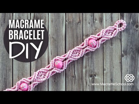 Spiral Macrame Patterns DIY Macrame Spiral Bracelets