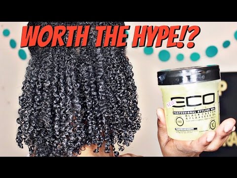 New Eco Styler Black Castor & Flaxseed Oil GEL| Wash...