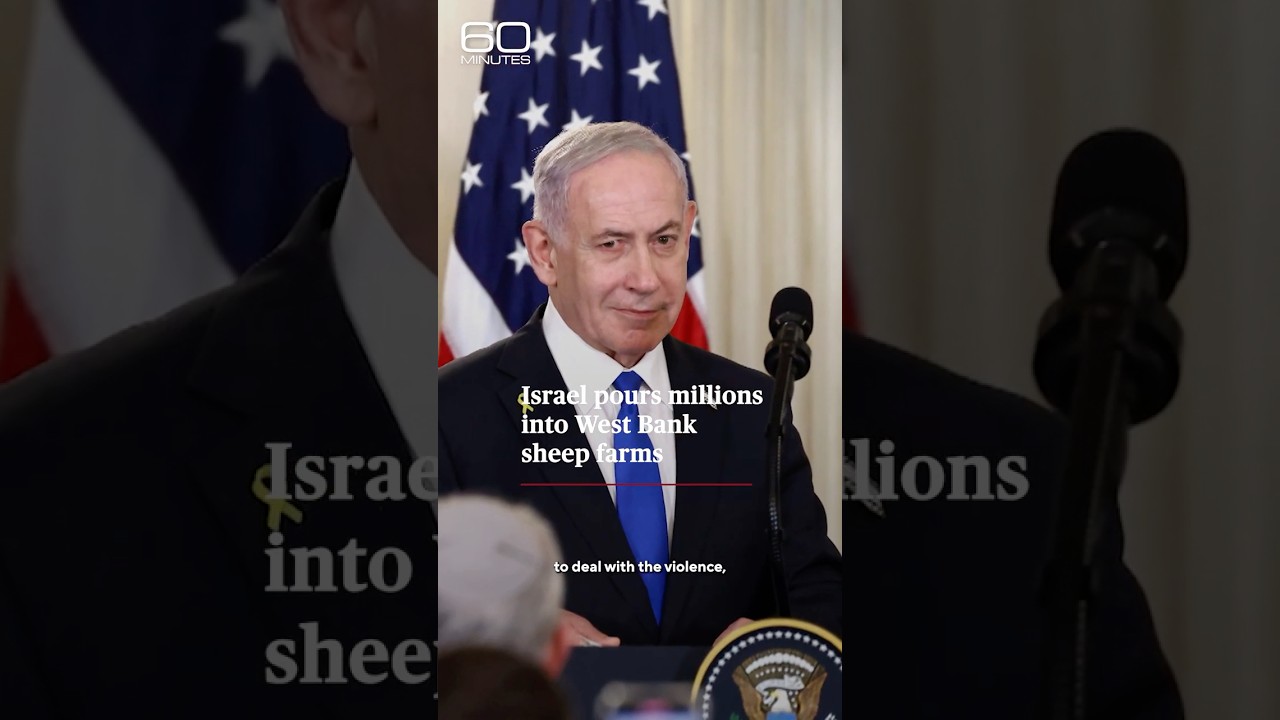 60 Minutes reports Israel has directed government funds into West Bank sheep farming operations