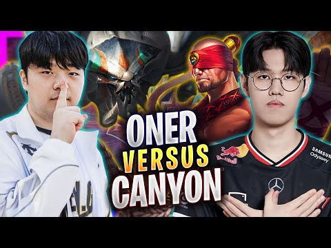 T1 ONER vs GEN CANYON! - T1 Oner Plays Lee Sin JUNGLE vs GEN Canyon Skarner! | Season 2025