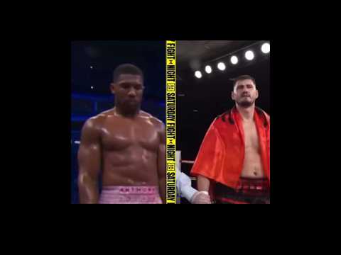 Anthony Joshua vs Kristian Prenga⚔️ who’s gonna win this match🥶🔥 #mma #ufc