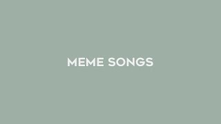 Video thumbnail of "the real names of meme songs"