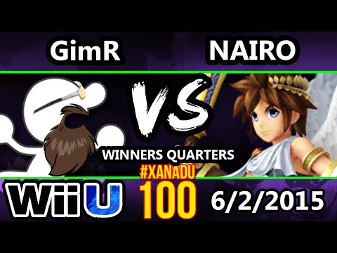 Xanadu 100 - Nairo (Pit) Vs. VGBC | GimR (G&W) SSB4 Winners Quarters - Smash wii U - Smash 4