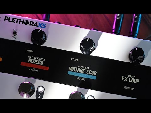 TC Electronic Plethora X5 TonePrint Multi-FX Pedalboard TC Electronic Plethora X5 TonePrint Multi-FX Pedalboard
