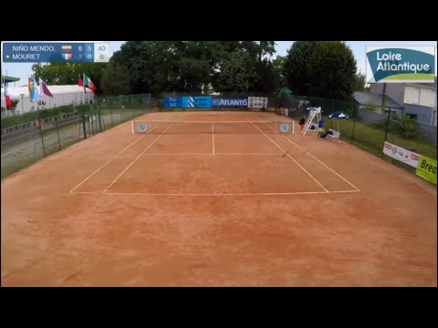 NIÑO MENDOZA Nicolas (COL) VS MOURET Hoan (FRA) - Court Central