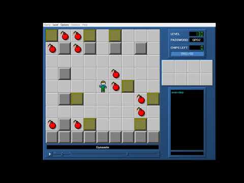 CCLP1 level 130 solution - 856 seconds