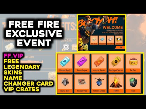 Free Fire New Event ( FF VIP ) Complete Details Free Fire VIP Event