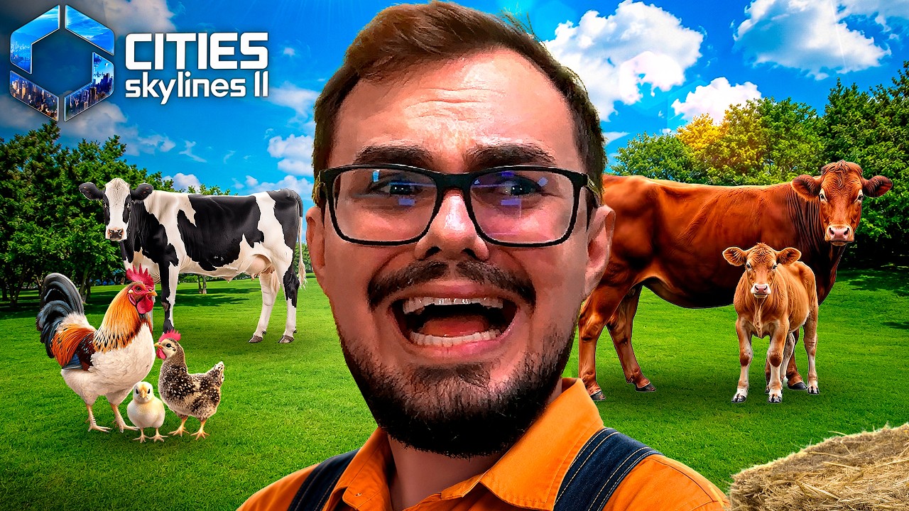 CONSTRUINDO AS FAZENDAS DA NOSSA CIDADE - Cities: Skylines II