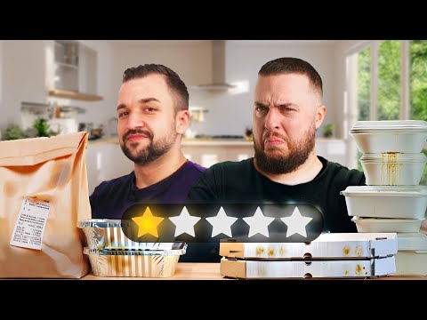 WE ORDER FROM BAD RESTAURANTS 🤮 (WITH STAR CHEF)👨‍🍳
