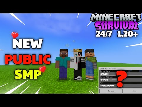 Ultimate 24/7 Minecraft SMP - JOIN NOW 😱 | FREE Java/MCPE 1.20+ Server 🚀
