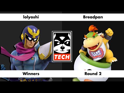 lolyoshi (Captain Falcon) vs Breadpan (Bowser Jr/Bowser) | Winners Round 2 | TECH #1 Ultimate Single