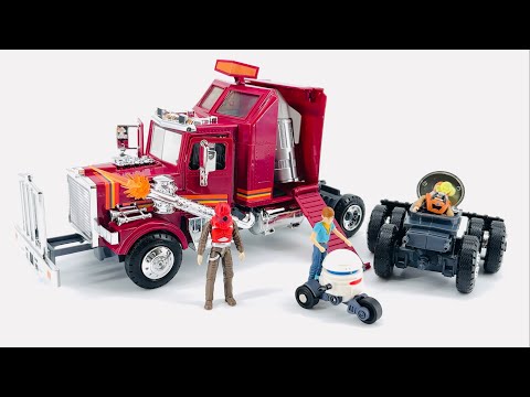 The Loyal Subjects M.A.S.K. Mobile Defense Unit (RHINO) Video Review (BigBadToyStore Exclusive Set)