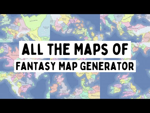All the maps of Fantasy Map Generator