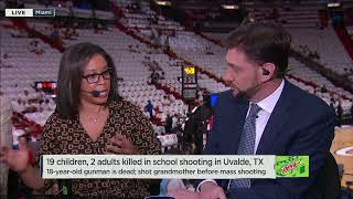 Lisa Salters 'consumed by sadness' following Uvalde, Texas school shooting | NBA Countdown