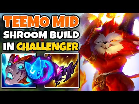 I brought AP Teemo Mid to Challenger, and my SHROOMS CARRIED the game. | Off-Meta Climb | 13.13
