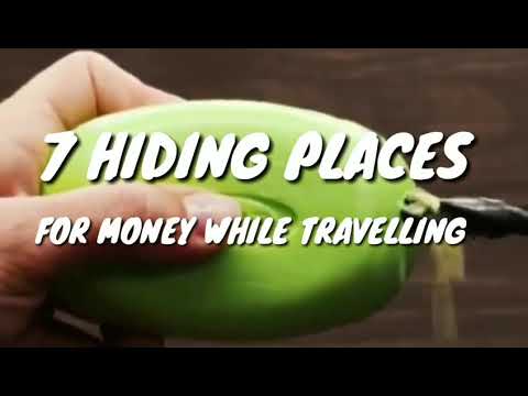 7 Ways to hide your money while travelling - 2020