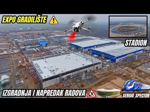Izgradnja Nacionalnog stadiona, Pokrivanje Hala EXPO, Novi Stanovi, podzemne garaže, radovi #beograd